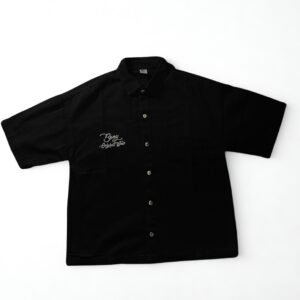 CAMISA OVER BONY STUDIO - BLACK