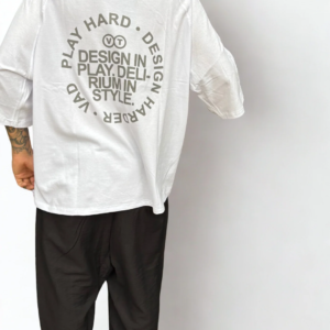 REMERA HARD RANGLAN WHITE