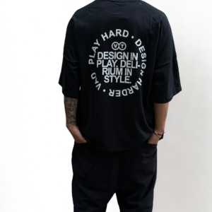 REMERA HARD RANGLAN BLACK